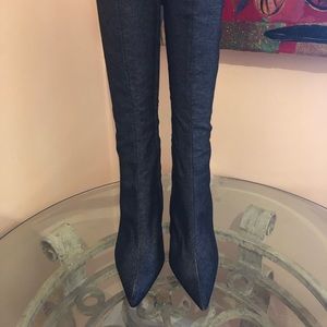 VICINI Denim Tall Boots!!!